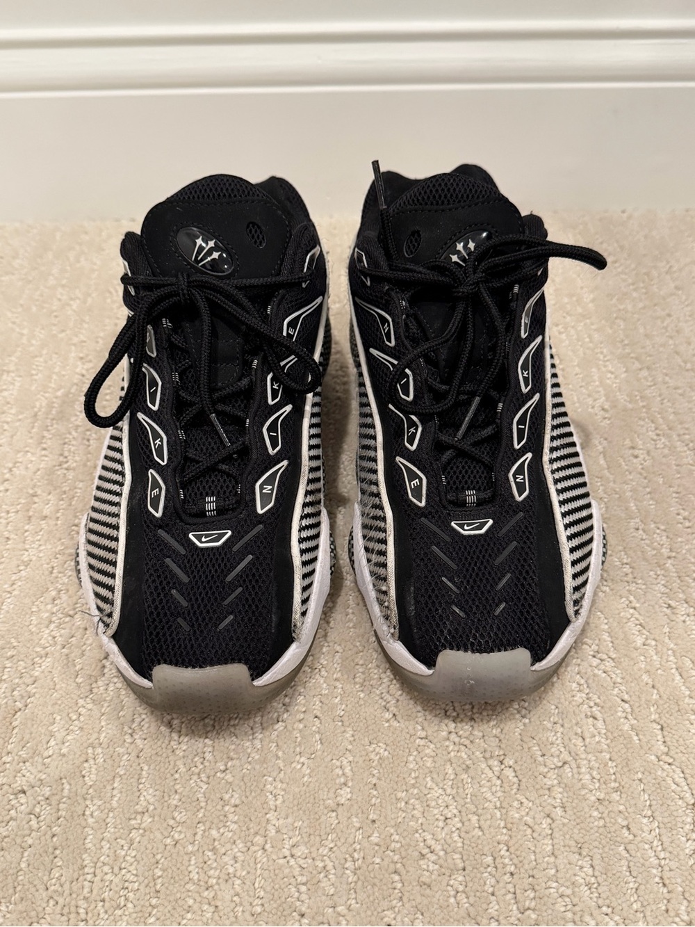 Nike NOCTA Glide in the "Black White"
